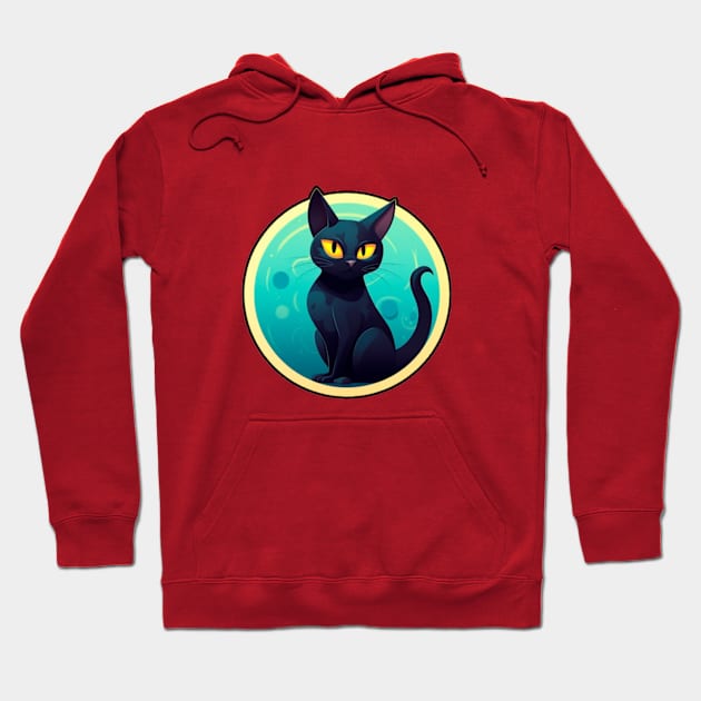 Just a Cat Hoodie by enyeniarts